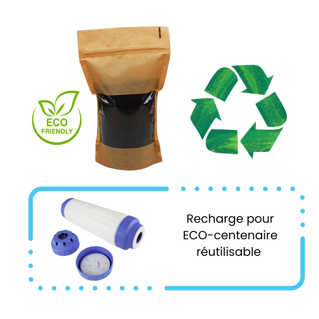 Découvrez notre Recharge Charbon actif pour Filtration Sous Évier-RC001